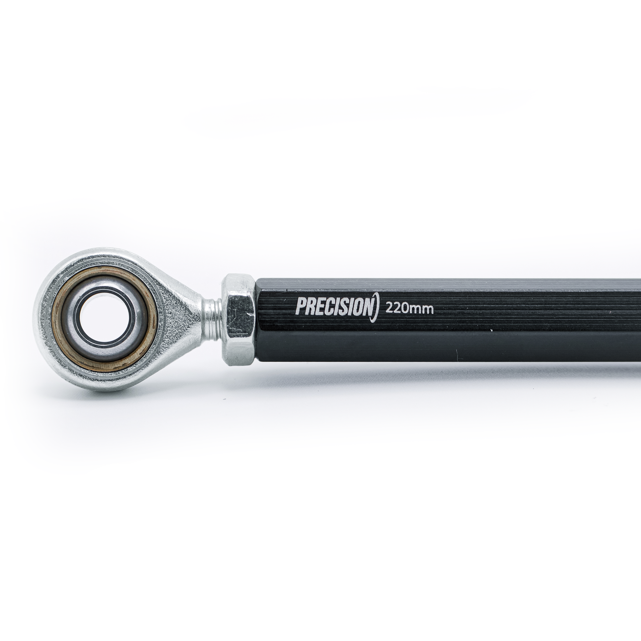 Track Rod Hexagonal 8mm Aluminium & Rose Joints