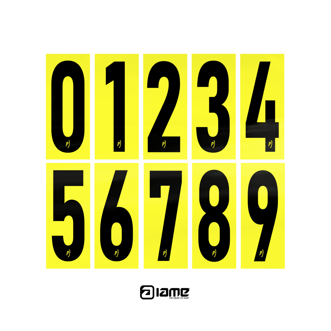Kart Numbers - Precision - 