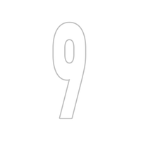Kart Numbers - Precision - 