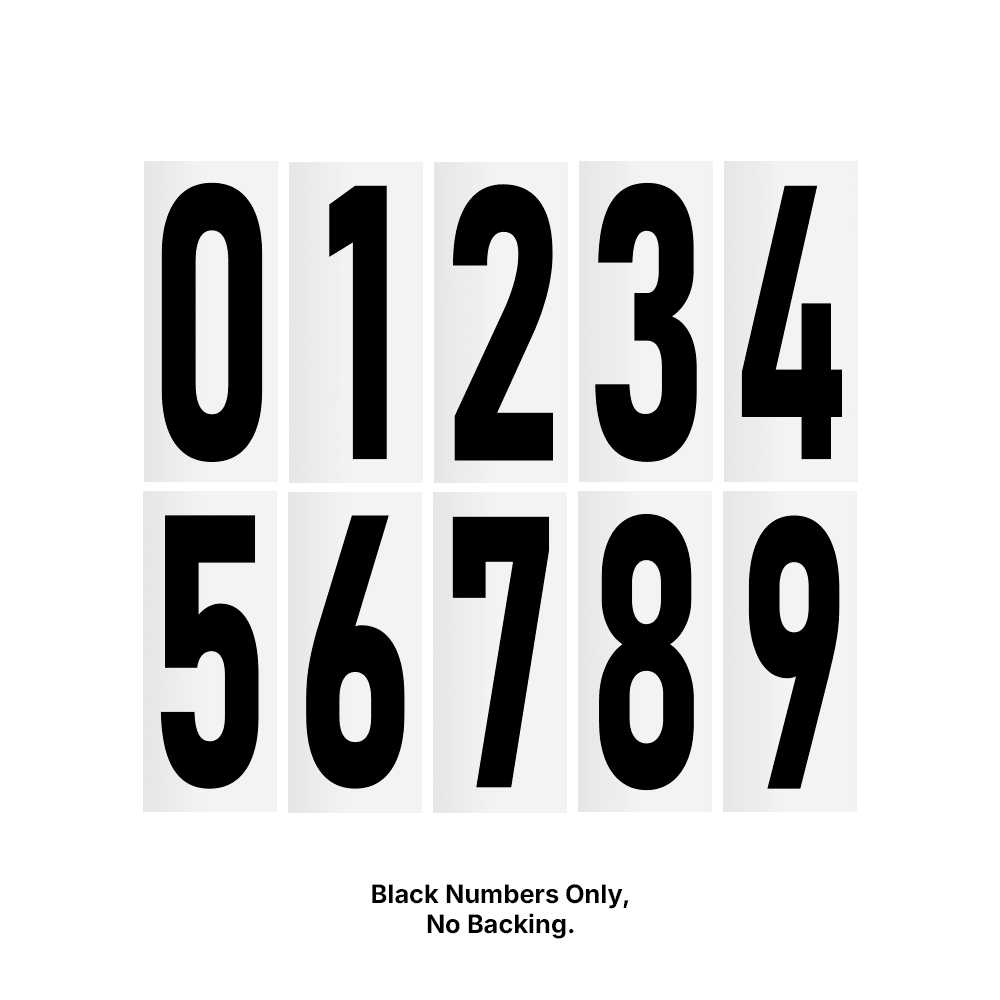 Kart Numbers - Precision - 