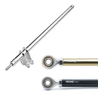 Precision steering kit: steering column with round and hex track rod options