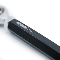 Track Rod Hexagonal 8mm Aluminium & Rose Joints - Precision - 